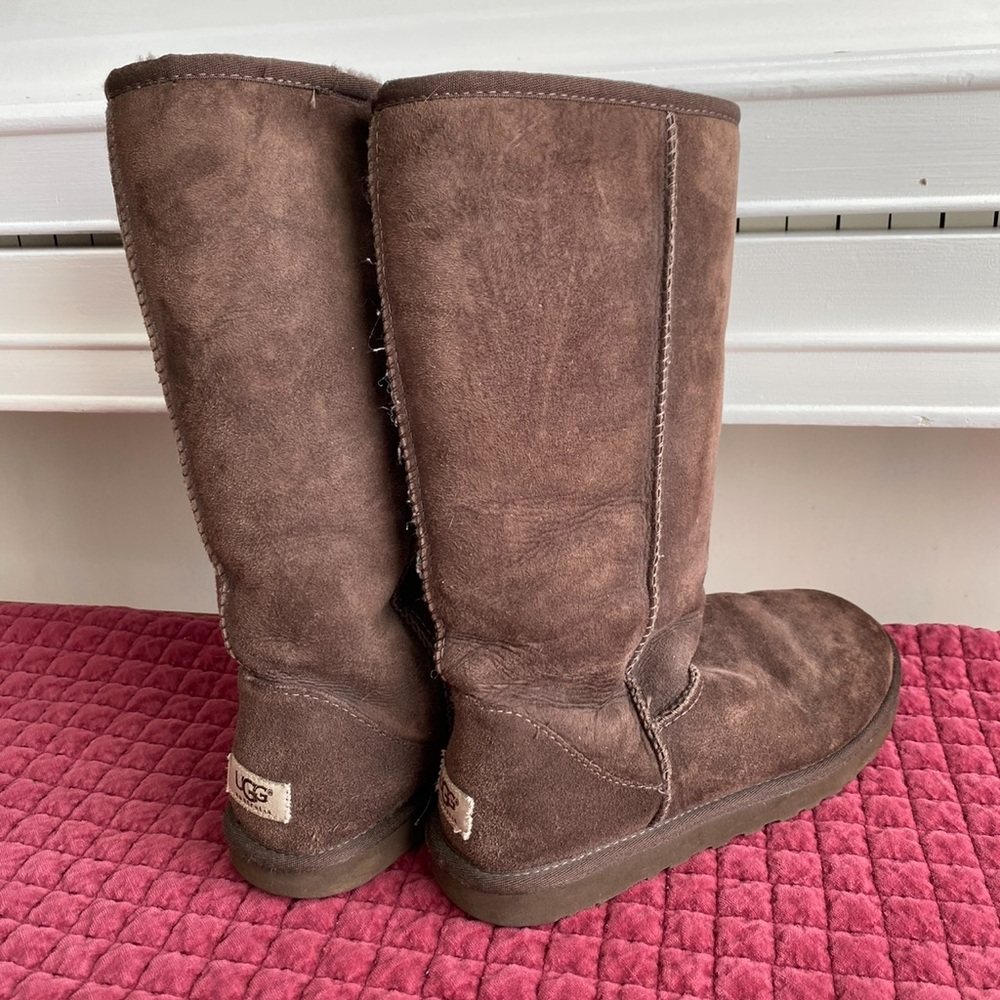 UGG Chocolate Suede Boots